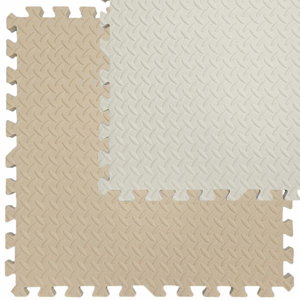 Підлогове двостороннє покриття CREAM and BEIGE 60*60cm*2cm (D) SW-00001846 SW-00001846 фото